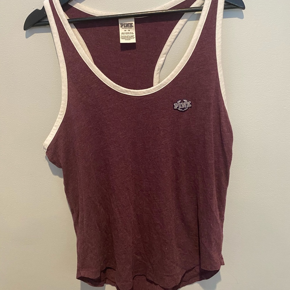 pink maroon tank top